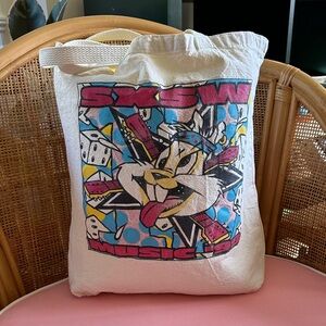 SXSW Music 1999 Vintage Frank Kozik Bugs Bunny Authentic Canvas Tote